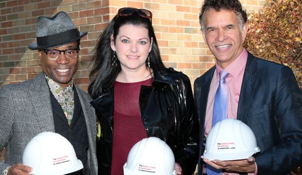 Kinky Boots star Billy Porter, Actors' Equity President Kate Shindle and Actors Fund Chairman Brian Stokes Mitchell